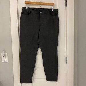NTW Talbots Soho 5-Pocket Leggings, Size 14P, Gray